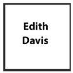 Sponsor-Edith Davis